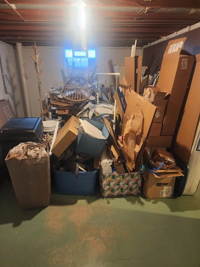 Roll-off dumpster container at job site for 15 Yard Dumpster Rental in Foster City